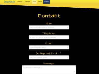 Formulaire de contact