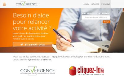 Page actualités et dynamiseur d'affaires