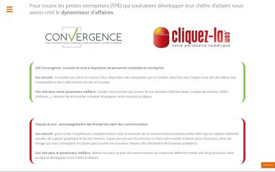 Page dédiée aux dynamiseur d'affaires